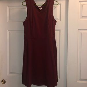 Size XXL Merona Burgundy Dress